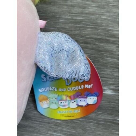 Squishmallow 5” PANDORA the Alicorn  Pink Plush Kelly Toys Squish-Doos NEW - Picture 5 of 8